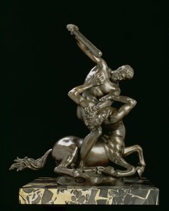 Hercules og Kentauren Eurytion (bronze)