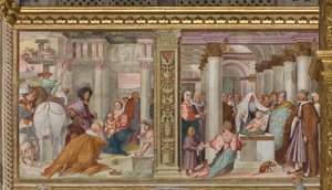 Central Aave, Fifth North Span, Adoration of the Magi, Præsentation ved templet, Gian Francesco Bembo