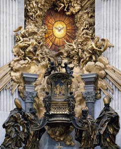 St Peters stol af Gian Lorenzo Bernini