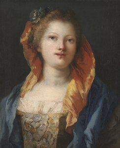 Portræt af en kvinde, 1762-70 af Giovanni Domenico Tiepolo