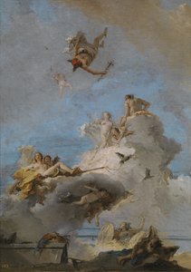 Venus triumf Olympen, mellem 1762 og 1765 af Giovanni Domenico Tiepolo