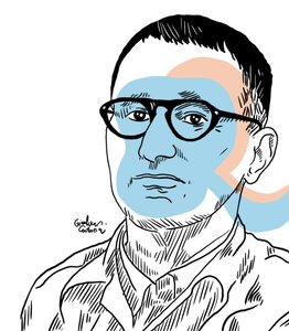 Portræt af Bertolt Brecht, 2022 (digital)