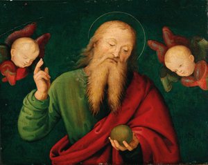 Gud Fader med engle, ca. 1510.