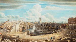 Genopbygning af London Bridge,