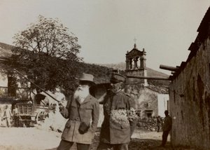 Album "Pictures of War II": Italienske soldater i Val Chiusone til Podsenica, 09/1917 (s/h foto)