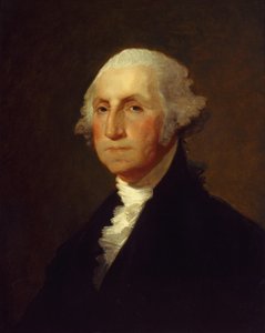 George Washington, ca. 1820 (olie på panel) af Gilbert Stuart