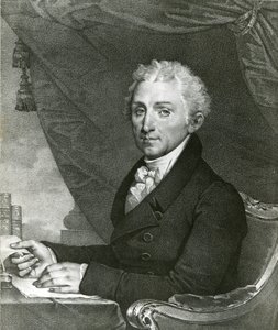 James Monroe, 5. præsident for USA (s/h litho) af Gilbert Stuart
