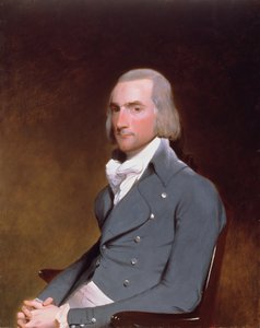 Portræt af John Jacob Astor af Gilbert Stuart