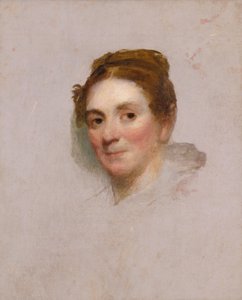 Portræt af en dame, ca. 1820-1825. af Gilbert Stuart