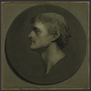 Thomas Jefferson (Medaljonportrættet), 1805 (olie og æg på papir lagt på lærred) af Gilbert Stuart