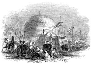 Stor ceremoni for at prøve kanonen, 1847