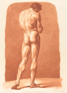 Akademi (679) af Gilles Antoine Demarteau after Jean Jacques François Le Barbier