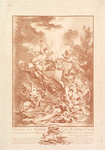 Allegori til minde om et ægteskab Allegori til minde om ..., midten af ​​1700-tallet. af Gilles Demarteau