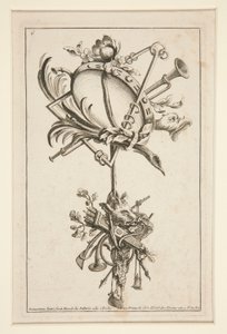 Et ark fra Several Trophees af Gilles Demarteau