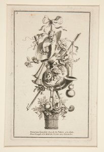 Et ark fra Several Trophees af Gilles Demarteau