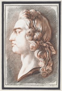 Ludvig XV af Gilles Demarteau, the Elder, after Jean François Clermont