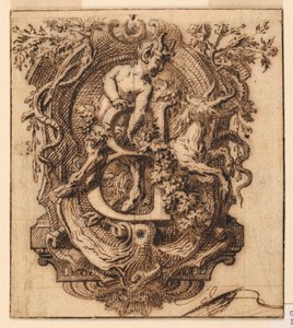 Ornamental design til bogstavet B