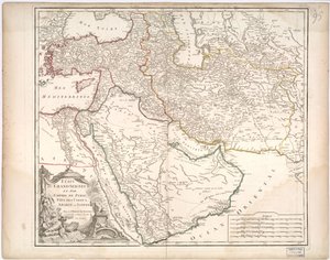 Stater af Grand Seignor i Asien - Empire of Persia, Land of the Usbecs, Arabia and Egypt af Gilles Robert De Vaugondy