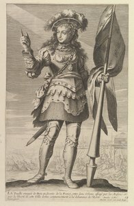 Jomfruen af ​​Orleans, 1647. Skaber: Gilles Rousselet, Abraham Bosse.