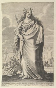 Marianne, 1647. Skaber: Gilles Rousselet, Abraham Bosse. af Gilles Rousselet and Abraham Bosse
