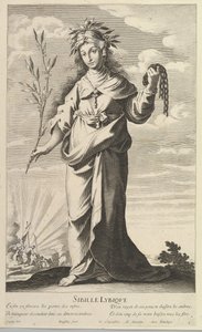 Lybian Sibyl, ca. 1635. Skaber: Gilles Rousselet, Abraham Bosse. af Gilles Rousselet and Abraham Bosse