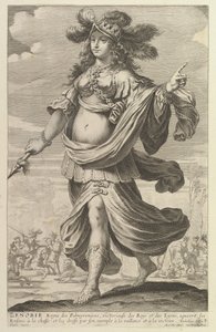 Zenobia, 1647. Skaber: Gilles Rousselet, Abraham Bosse.