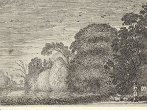 Hyrde og rytter i et skovbryn af Gillis van Scheyndel (I) (possibly)
