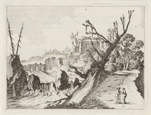 Vandfald Syv landskaber (serietitel) af Gillis van Scheyndel (I)