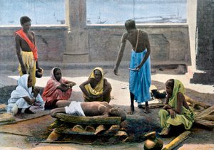 Ligbrænding i Indien, c1890