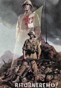 Overgivelse af Amedeo hertug af Aosta til Amba Alagi (17. maj).