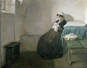 Den napolitanske patriot Luisa Sanfelice (olie på lærred) af Gioacchino (copy of) Toma