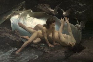 Naiaderne, 1881 af Gioacchino Pagliei