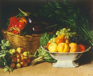 Stilleben med peberfrugt
