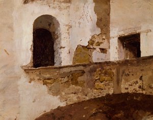 Studie fra livet, af Gioacchino Toma (1836-1891), maleri.