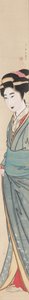 Courtesane, 1800-tallet. af Gion Seitoku