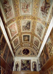 Historien om Prometheus (loftet i Studiolo de Francesco I de Medici