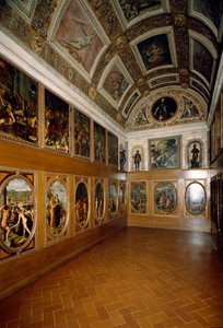Udsigt over Studiolo de Francesco I de Medici