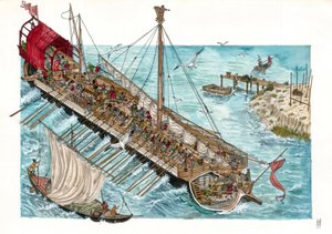 Rekonstruktion af en venetiansk galej fra det 15. århundrede af Giorgio Albertini. af Giorgio Albertini
