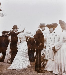 Elegante mennesker til galopløb, Cascine Park, Firenze