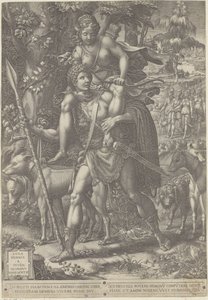 Allegories op de Jacht Allegori om jagt af Giorgio Ghisi