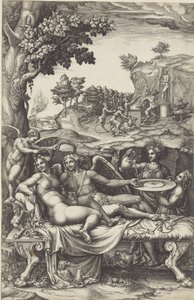Amor og Psyche af Giorgio Ghisi