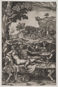 Amor og Psyche af Giorgio Ghisi