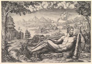 Hercules hviler fra sit arbejde, 1567.