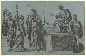 Romerske soldater før en kejser, før 1540. af Giorgio Ghisi