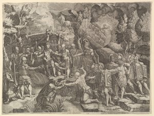 Sinon Deceiving the Trojans, midten af 1540