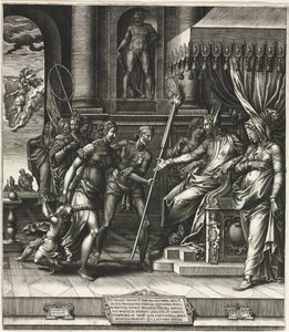 Calumny of Apelles af Giorgio Ghisi