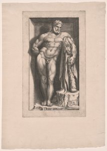 Farnese Herkules af Giorgio Ghisi