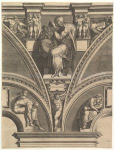 Den persiske sibylle, fra serien af profeter og sibyller i det sixtinske kapel, 1570-75.