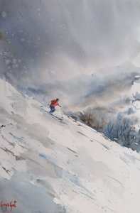 Alpint skiløb af Giorgio Gosti