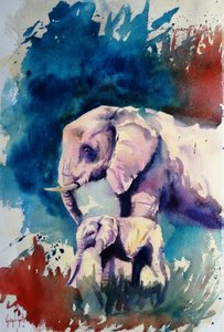 Gentle Elephant Bond af Giorgio Gosti